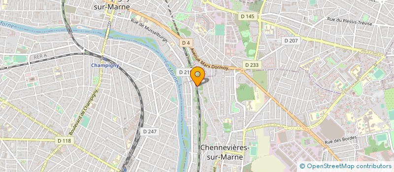 localisation de l'entreprise MONSIEUR MARC FALLET à CHENNEVIERES-SUR-MARNE