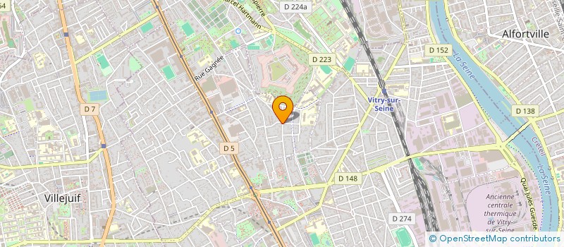 localisation de l'entreprise MONSIEUR MARC FANTONI à VITRY SUR SEINE