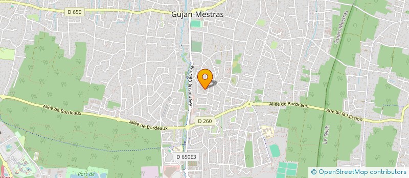 localisation de l'entreprise MONSIEUR MARC FARCY  GUJAN-MESTRAS