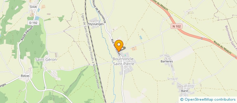 localisation de l'entreprise MONSIEUR MARC FARENZENA  BOURNONCLE-SAINT-PIERRE