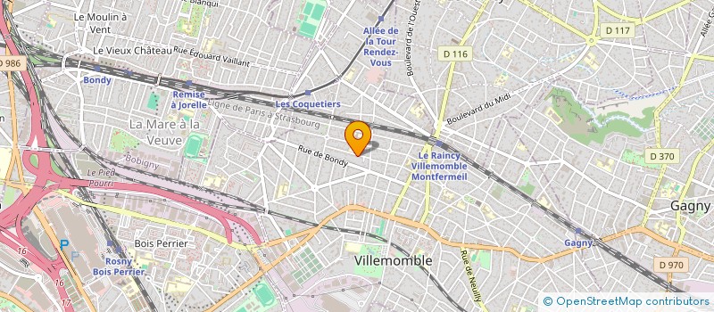 localisation de l'entreprise MONSIEUR MARC FARINAS à VILLEMOMBLE