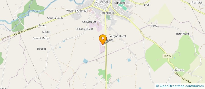 localisation de l'entreprise MONSIEUR MARC FAUCART  VILLEREAL