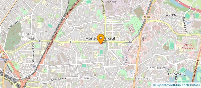 localisation de l'entreprise MONSIEUR MARC FAUCHEUX  MONS-EN-BARUL