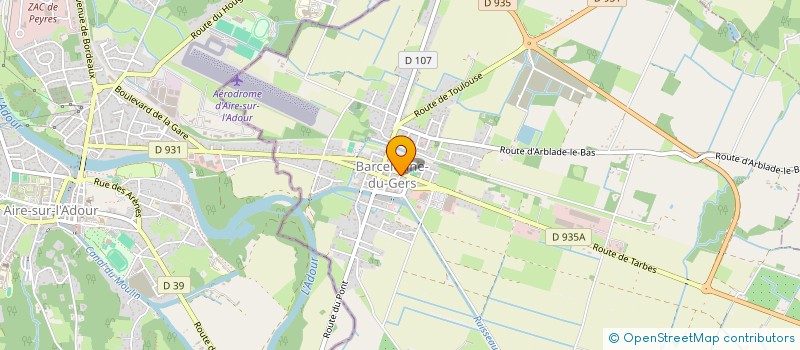 localisation de l'entreprise MONSIEUR MARC FAUREL  BARCELONNE-DU-GERS