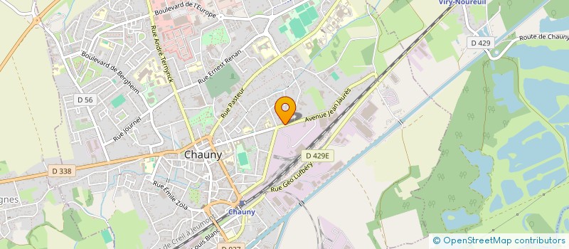 localisation de l'entreprise MONSIEUR MARC FAUVEAU à CHAUNY
