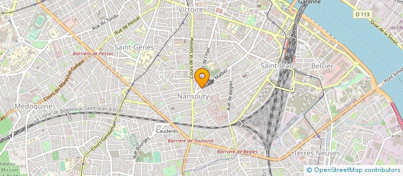 localisation de l'entreprise MONSIEUR MARC FAUVEL à BORDEAUX