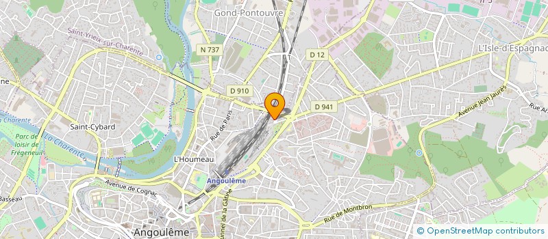 localisation de l'entreprise MONSIEUR MARC FAVARON à ANGOULEME