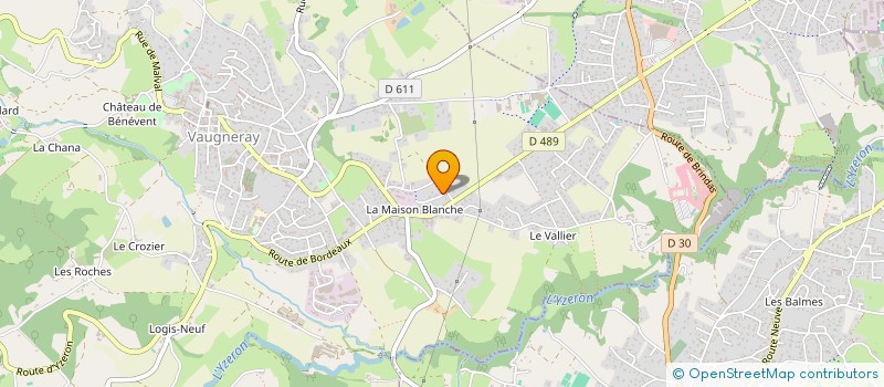 localisation de l'entreprise MONSIEUR MARC FAVRE  VAUGNERAY