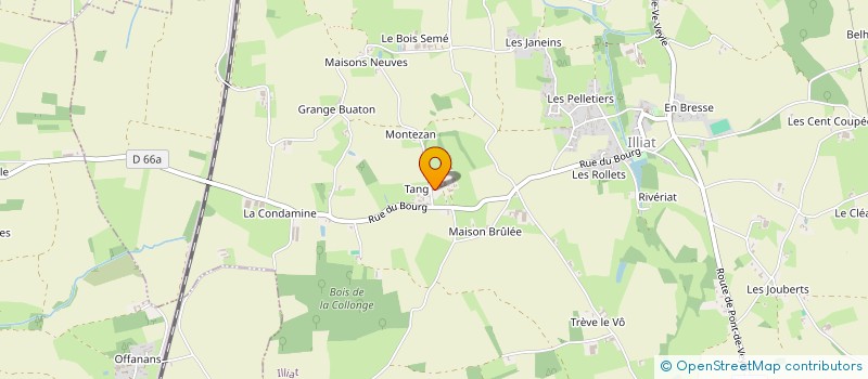 localisation de l'entreprise MONSIEUR MARC FAVRIAU à ILLIAT