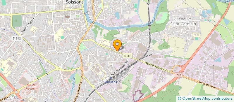 localisation de l'entreprise MONSIEUR MARC FEDOTOFF  VILLENEUVE-SAINT-GERMAIN