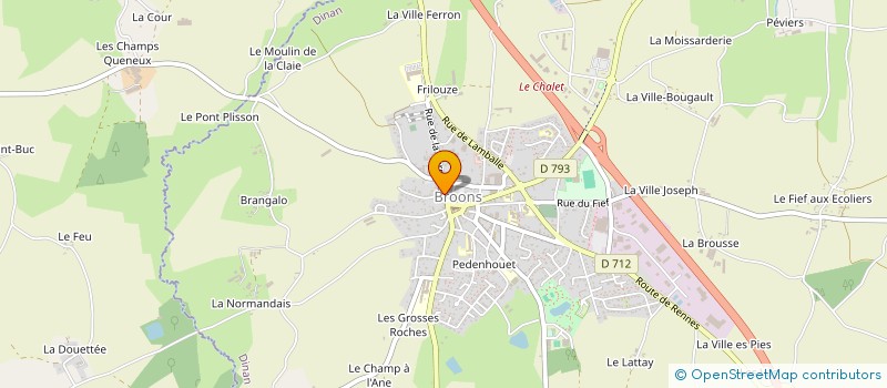 localisation de l'entreprise MONSIEUR MARC FERERE à BROONS