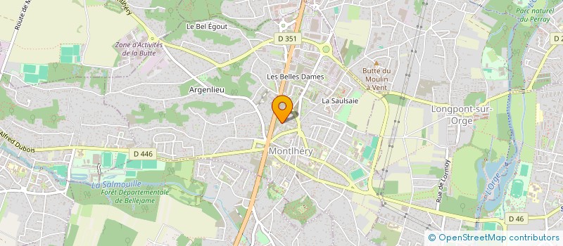 localisation de l'entreprise MONSIEUR MARC FERNANDEZ  MONTLHERY