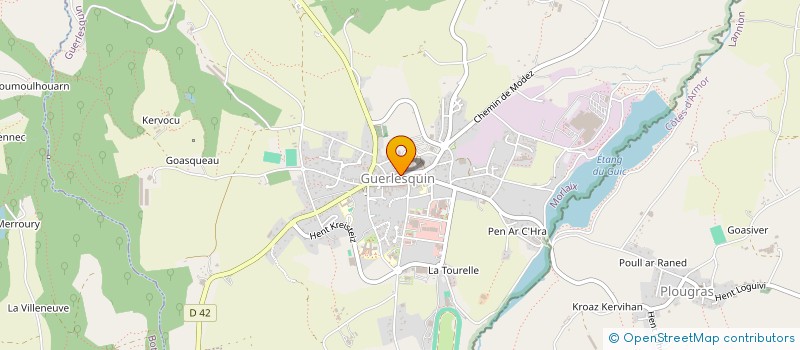 localisation de l'entreprise MONSIEUR MARC FERRAND à GUERLESQUIN