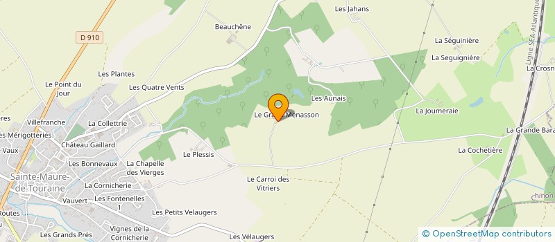 localisation de l'entreprise MONSIEUR MARC FERRAND  SAINTE-MAURE-DE-TOURAINE