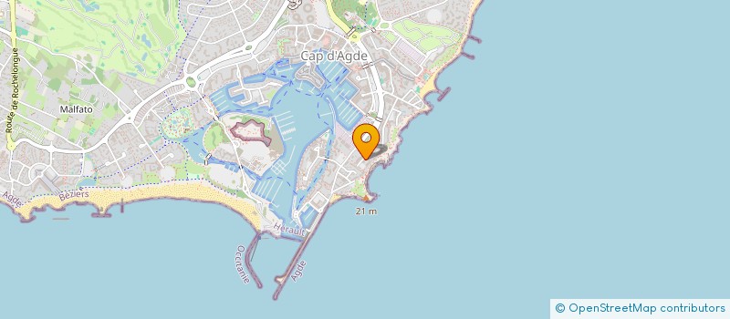 localisation de l'entreprise MONSIEUR MARC FERRAND  AGDE