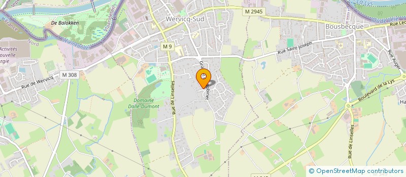 localisation de l'entreprise MONSIEUR MARC FERREST  WERVICQ-SUD