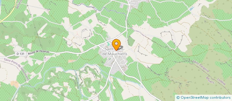 localisation de l'entreprise MONSIEUR MARC FERRIERES  SAINT-PONS-DE-MAUCHIENS