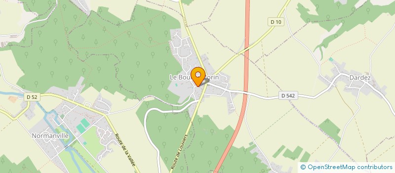 localisation de l'entreprise MONSIEUR MARC FEUILLOLEY  LE BOULAY-MORIN