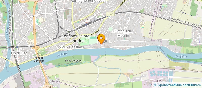 localisation de l'entreprise MONSIEUR MARC FEUSTEL à CONFLANS-SAINTE-HONORINE