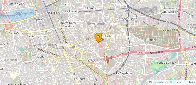 localisation de l'entreprise MONSIEUR MARC FEYDIE  MARSEILLE