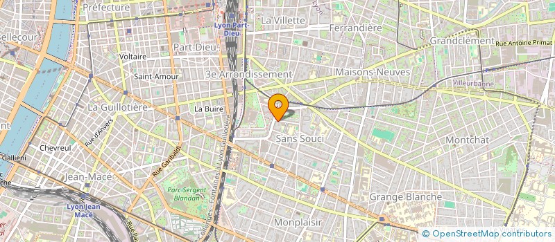 localisation de l'entreprise MONSIEUR MARC FILLEUX  LYON