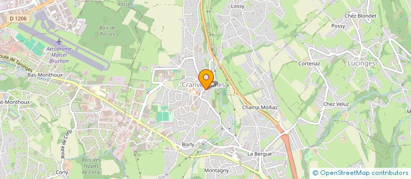 localisation de l'entreprise MONSIEUR MARC FILLIT  CRANVES-SALES