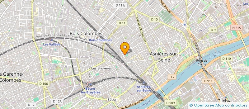 localisation de l'entreprise MONSIEUR MARC FINALY à ASNIERES-SUR-SEINE