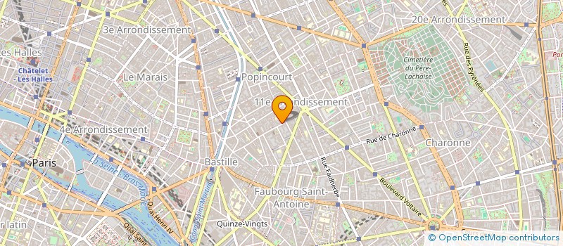 localisation de l'entreprise MONSIEUR MARC FIORAVANTI  PARIS