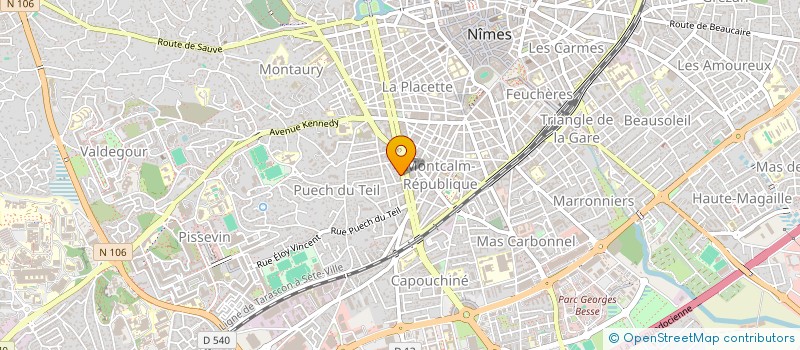 localisation de l'entreprise MONSIEUR MARC FLAMANT à NIMES