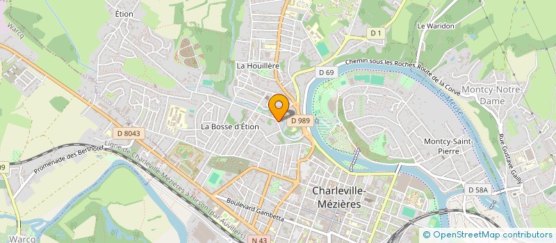 localisation de l'entreprise MONSIEUR MARC FLAMION à CHARLEVILLE-MEZIERES