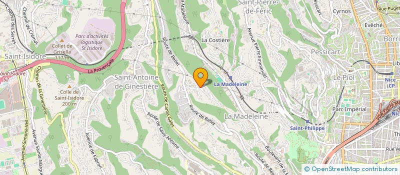 localisation de l'entreprise MONSIEUR MARC FLORENT à NICE