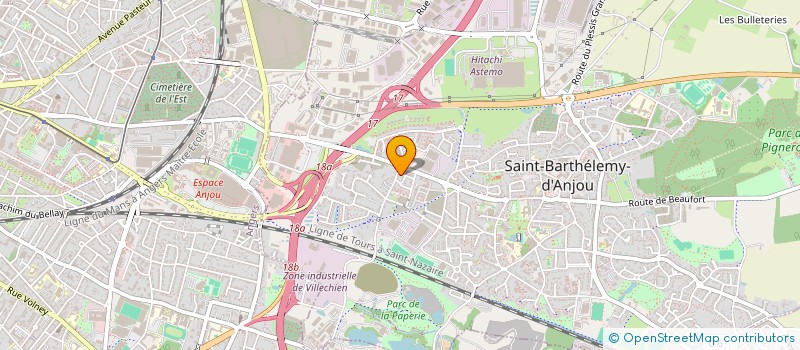 localisation de l'entreprise MONSIEUR MARC FOIN à SAINT-BARTHELEMY-D'ANJOU