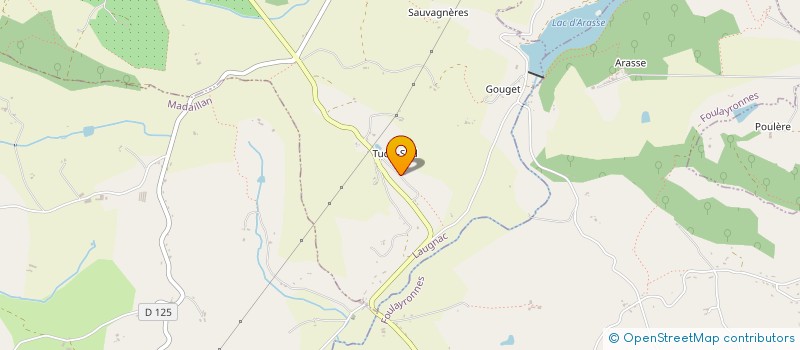 localisation de l'entreprise MONSIEUR MARC FONTAINE  LAUGNAC