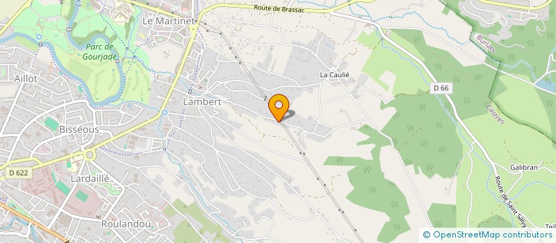 localisation de l'entreprise MONSIEUR MARC FORGUES  CASTRES