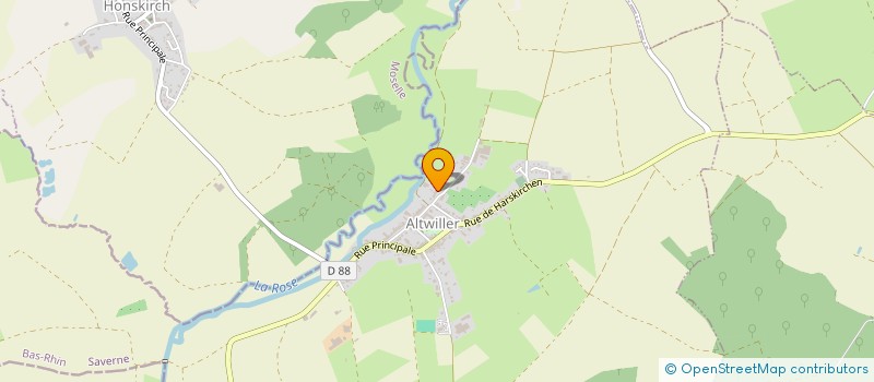 localisation de l'entreprise MONSIEUR MARC FORTHOFFER  ALTWILLER