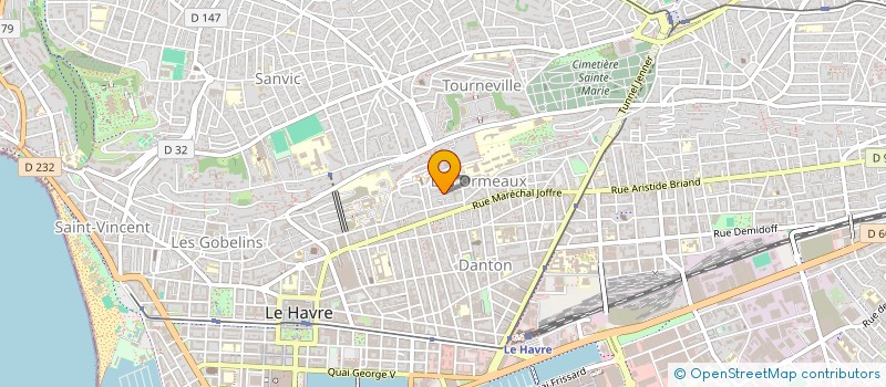 localisation de l'entreprise MONSIEUR MARC FORTIN  LE HAVRE