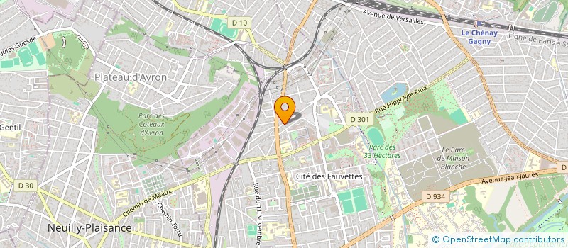 localisation de l'entreprise MONSIEUR MARC FOSSET à NEUILLY-SUR-MARNE