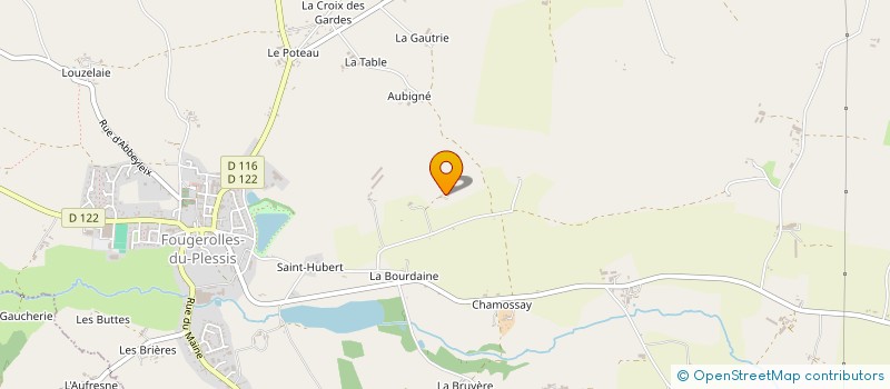 localisation de l'entreprise MONSIEUR MARC FOSSEY  FOUGEROLLES-DU-PLESSIS