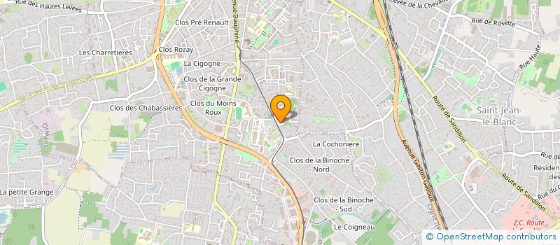 localisation de l'entreprise MONSIEUR MARC FOUCAULT  ORLEANS