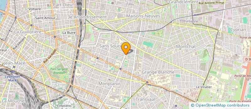 localisation de l'entreprise MONSIEUR MARC FOUCHERE  LYON