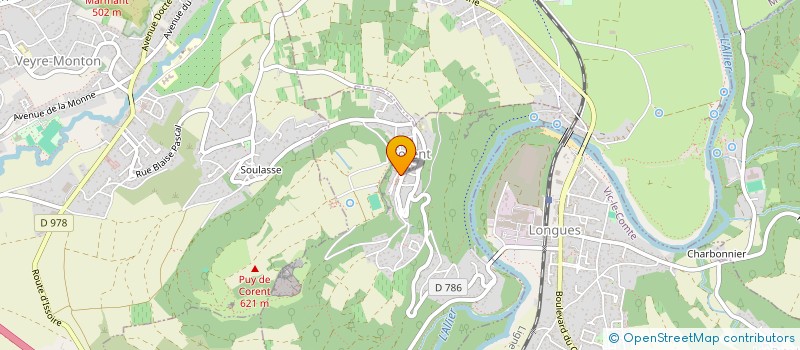 localisation de l'entreprise MONSIEUR MARC FOURNEYRON  LES MARTRES-DE-VEYRE