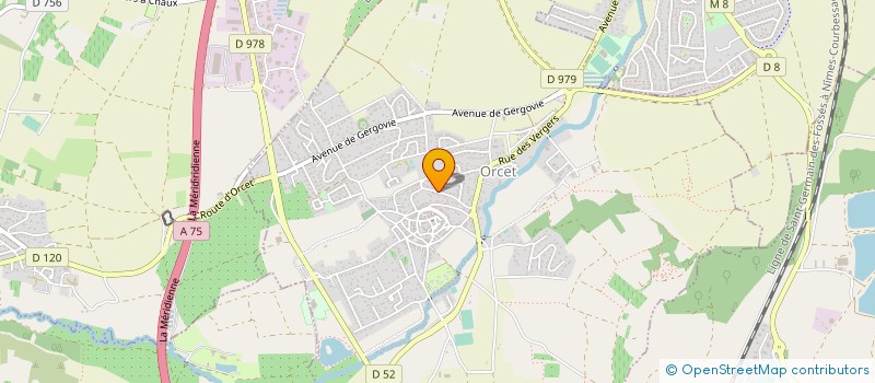 localisation de l'entreprise MONSIEUR MARC FOURNIER  ORCET