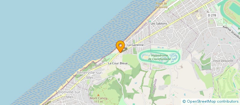 localisation de l'entreprise MONSIEUR MARC FOURNIER  BENERVILLE-SUR-MER