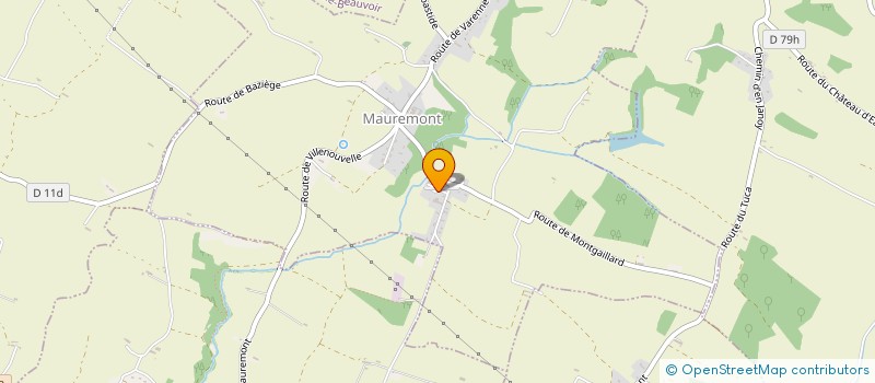 localisation de l'entreprise MONSIEUR MARC FOURQUIE  MAUREMONT