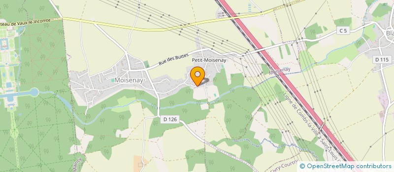 localisation de l'entreprise MONSIEUR MARC FRADIQUE  MOISENAY