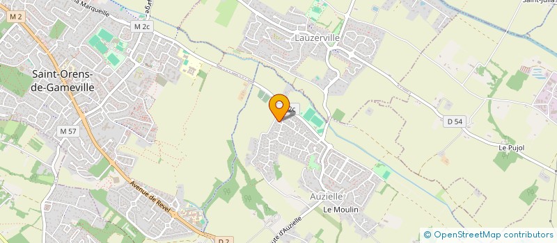 localisation de l'entreprise MONSIEUR MARC FRANCOIS  AUZIELLE