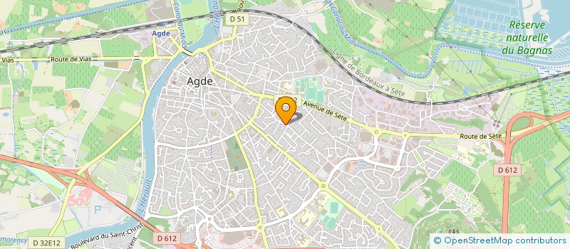 localisation de l'entreprise MONSIEUR MARC FRECHOU  AGDE