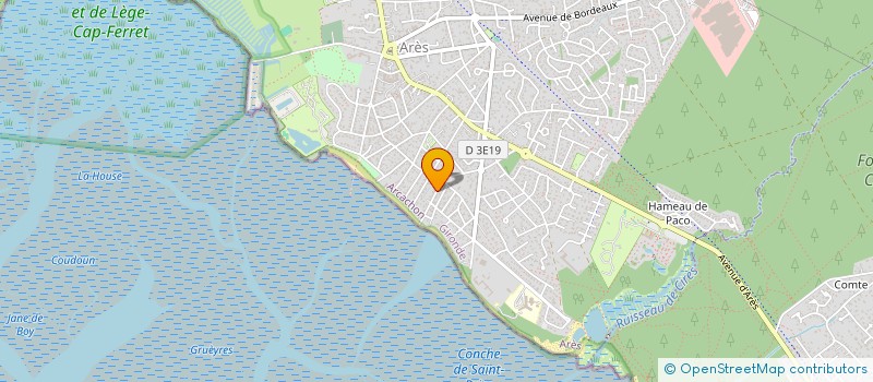 localisation de l'entreprise MONSIEUR MARC FREDEFON  ARES