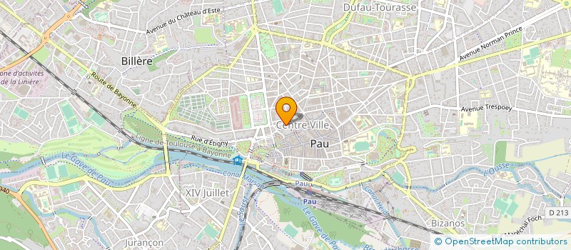 localisation de l'entreprise MONSIEUR MARC FRETIER à PAU
