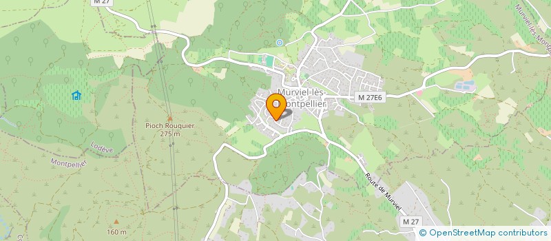 localisation de l'entreprise MONSIEUR MARC FRIEDRICH  MURVIEL-LES-MONTPELLIER